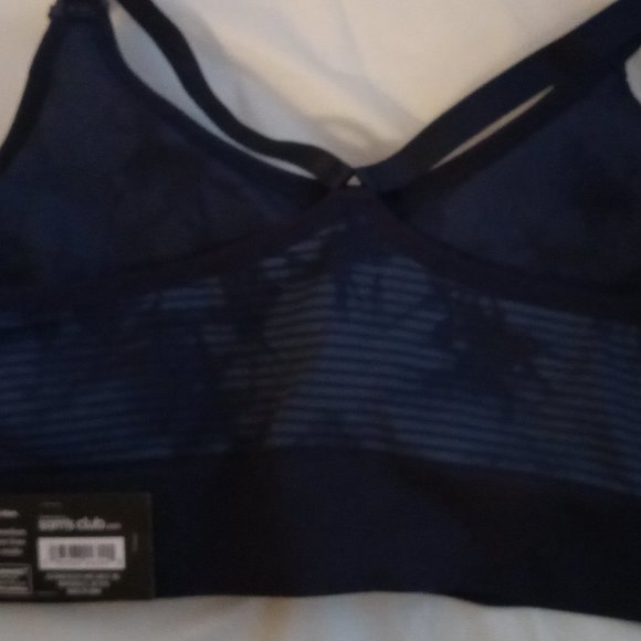 Bras Seamless Adjustable Sports NWT 2 Bras as Set White & Navy Blue - Picture 4 of 10